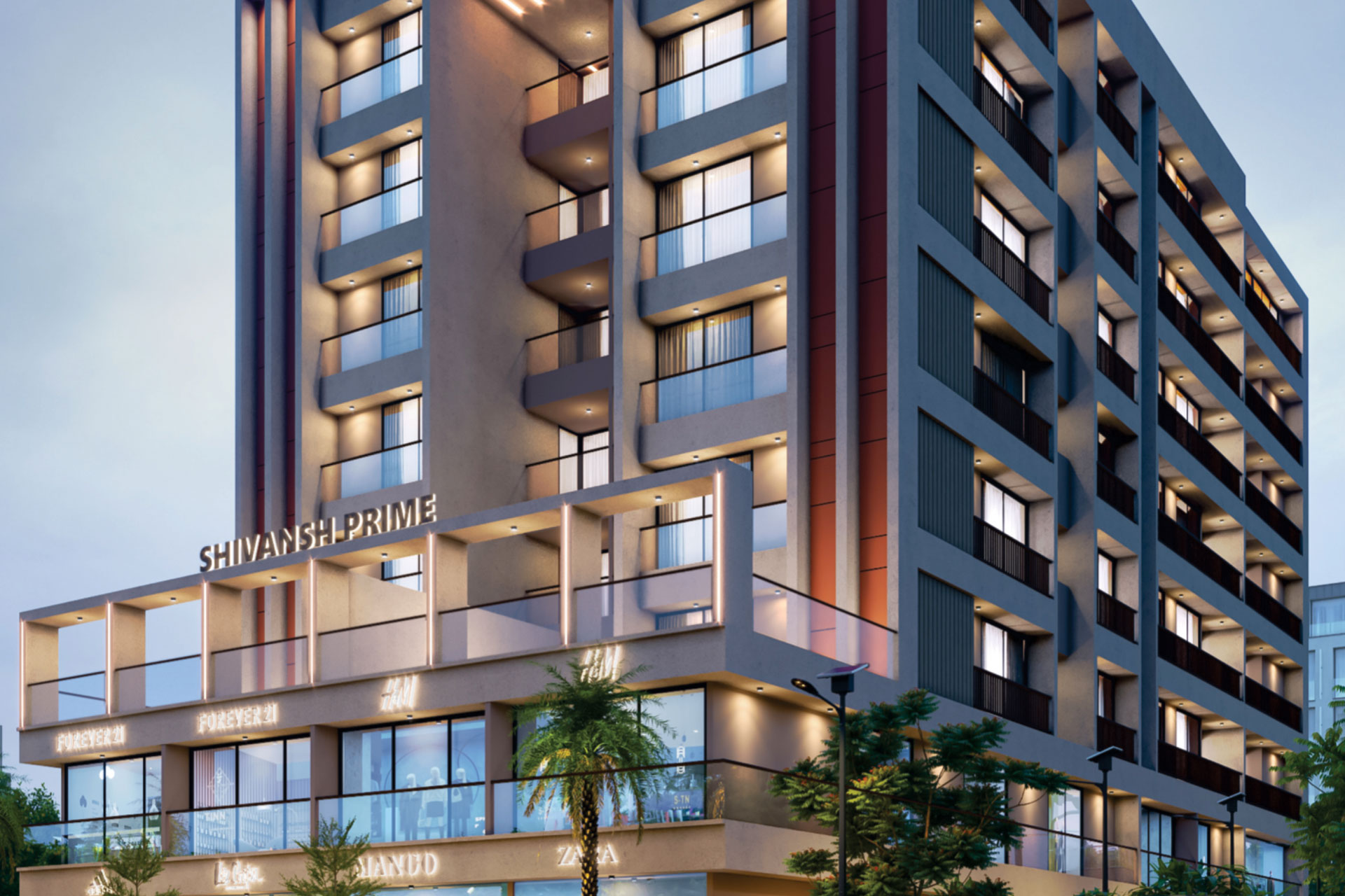 Shivansh Prime — premium residential & commercial development in Bhavnagar